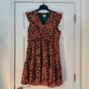 Jcrew Floral Sleeveless Dress - Multicolor size 12
